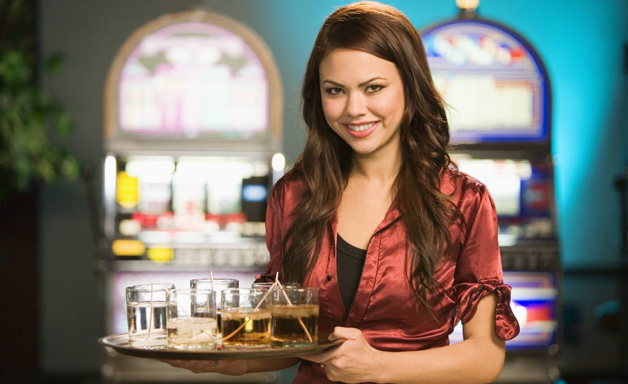 tip a casino waitress